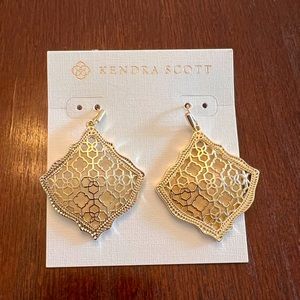 Kendra Scott Gold Filigree Earrings